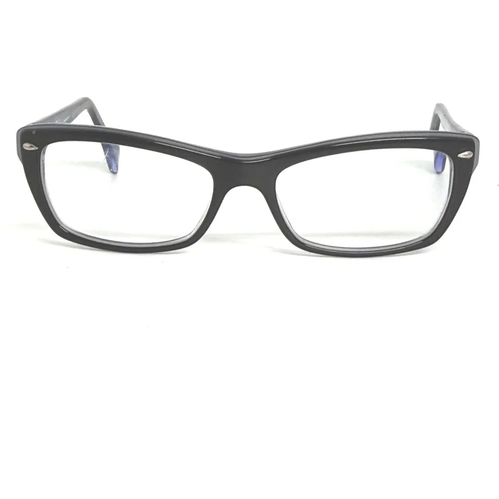 Ray Ban Eyeglasses 5255 5190 5416 135 Black Blue Square‎ Full Rim Optical Frames